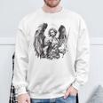 Saint Michael The Archangel Tattoo Style Sweatshirt Geschenke für alte Männer