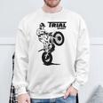 Trial Motorcycle Trial Rider Moto Trial Sweatshirt Geschenke für alte Männer