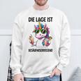 With Unicorn Motif Sweatshirt Geschenke für alte Männer