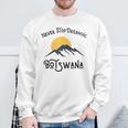 Vacaciones Deiajes En Botswana Nunca Dejes De Soñar Botsuana Camisa de entrenamiento Regalos para ancianos