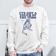 Vintage I've Got A Touch Of The Tism Retro Frog Meme Sweatshirt Gifts for Old Men