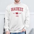 Waukee Iowa Iaintage-Sportdesign Roter Druck Sweatshirt Geschenke für alte Männer