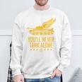 World Of Tanks Blitz You'll Never Tank Alone Sweatshirt Geschenke für alte Männer