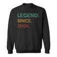 21 Years Old Legend Since 2004 21St Birthday Sweatshirt 21 Years Old Legend Since 2004 21St Birthday Sweatshirt