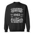 60Th Birthday Vintage Legends Born In 1965 60 Years Old Sweatshirt