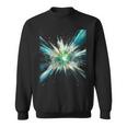 Abstract Space Explosion Art Vibrant Cosmic Burst Supernova Sweatshirt
