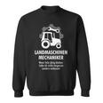 Agricultural Machinery Mechanic Tractor Farmer Sweatshirt