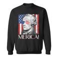 Alexander Hamilton 'Merica Patriot American Flag 4th Of July Sweatshirt