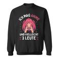 I Like Anime And Maybe 3 People Japanese Manga Sweatshirt