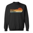 Awesome Like My Daughter Fathers Day Dad Retro Vintage Sweatshirt