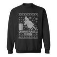 Barrel Racing Ugly Christmas Horse Race Rodeo TShirt Sweatshirt