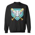 Baseball Drip For Boys Ice Cream Drip Youth Boys Baseball Sweatshirt