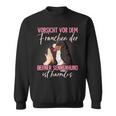 Bernese Mountain Dog Orsichtor Dem Frauchen Sweatshirt