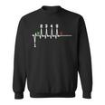 Biker Saying Motorcycle 1N23456 Ecg Heartbeat Motorcycle Biker Sweatshirt