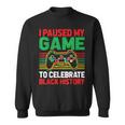 Black History Month Gamer African American Pride Boys Men Sweatshirt