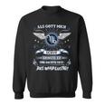 Capricorn Als Gott Mich Schuf Grinste Er Zodiac Sign Sweatshirt