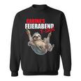 Carina Rente Feierabend Faultierorname Spruch Sweatshirt