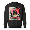 Cat Ramen Kawaii Cat Graphic Anime Valentines Day Sweatshirt