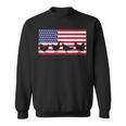 Chicken Fourth Of July Hen Farm July 4th American Flag USA Sweatshirt