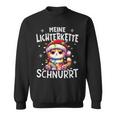 Christmas Cat My Fairy Lights Purrs Fun Sweatshirt