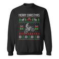 Christmas Jumper Motocross Dirt Bike Racing Christmas Sports Ugly Sweatshirt