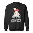 This Is My Christmas Pajama Shirt Polar Bear Xmas Kid Sweatshirt