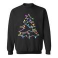 Christmas Tree Fairy Lights Christmas Tree Winter Sweatshirt