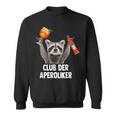 Club Der Aperoliker Raccoon Meme Racoon X Pedro Spritz Sweatshirt