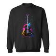Colorful Guitarist Guitar Music Lover Sweatshirt