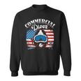 Commercial Diver American Flag Deep Sea Diving Scuba Dive Premium Sweatshirt