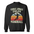 Cool Boys Playing Handball Handballer Boys Children's Sweatshirt