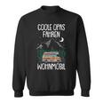 Cool Grandpa Driving Motorhome Grandad Grandad Camping Sweatshirt