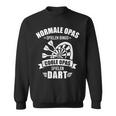 Cool Grandpa Play Dart Saying For Dart Player Sweatshirt