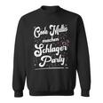 Coole Muttis Machen Schlagerparty Outfit Sexy Schlager Party Sweatshirt