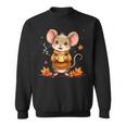 Cute Mouse With Autumn Graphic Sweatshirt