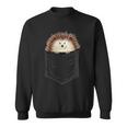 Casual Cute Spiky Hedgehog In Your Pocket Sweatshirt