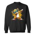 Dabbing Cheetah Sunglasses Cheetah Animal Colorful Sweatshirt