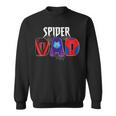 Dad Of The Birthday Boy Matching Family Spider Web Sweatshirt