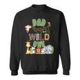 Dad Of The Wild One 1St Birthday Safari Family Sweatshirt