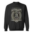 Das Ist Ein Althaus Ding Althaus Name Sweatshirt