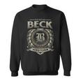 Das Ist Ein Beck Ding Beck Name Sweatshirt