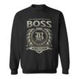 Das Ist Ein Boss Ding Boss Name Sweatshirt