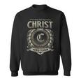 Das Ist Ein Christ Ding Christ Name Sweatshirt