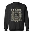 Das Ist Ein Claire Ding Claire Name Sweatshirt