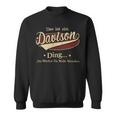 Das Ist Ein Davison Ding Das Würdest Du Nicht Verstehen Davison Name Sweatshirt