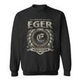 Das Ist Ein Eger Ding Eger Name Sweatshirt