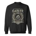 Das Ist Ein Gabler Ding Gabler Name Sweatshirt