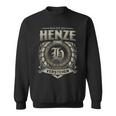 Das Ist Ein Henze Ding Henze Name Sweatshirt