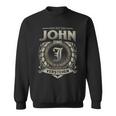 Das Ist Ein John Ding John Name Sweatshirt