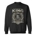 Das Ist Ein King Ding King Name Sweatshirt